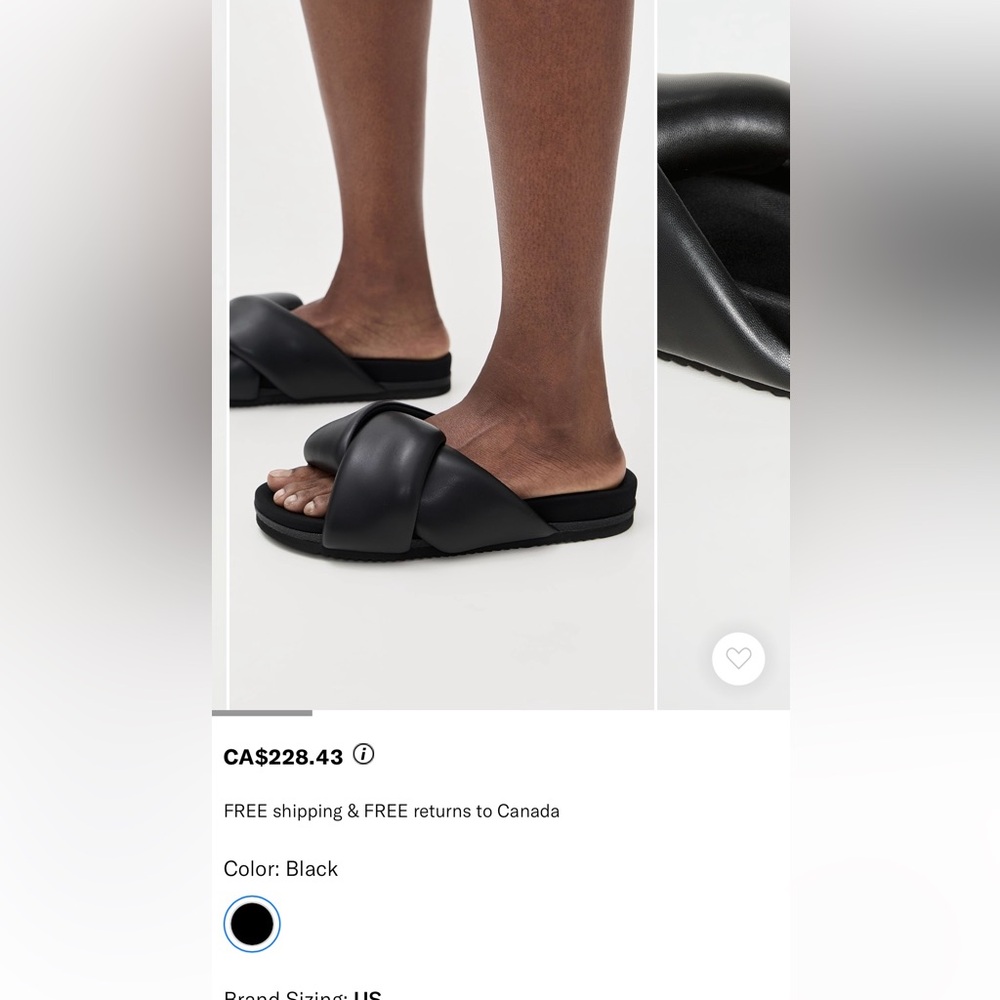 ROAM FOLDY PUFFY SANDALS BLACK VEGAN LEATHER brand new Isabel Marant Row